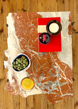 SLAB COCKTAIL TABLE  PINK