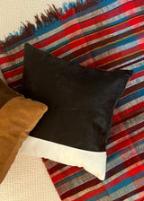 PADDINGTON OVERSTUFFED LEATHER THROW PILLOW
