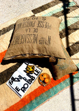 MESSAGES FROM PARIS KING SIZE PILLOW