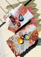 SLAB COCKTAIL TABLE  PINK