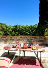 SLAB COCKTAIL TABLE - PINK #2