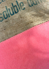 NUMBER EIGHTEEN CASHMERE AND VINTAGE JUTE THROW PILLOW