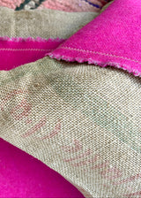BUENA VISTA CASHMERE / WOOL AND VINTAGE JUTE THROW PILLOWS SET OF 2