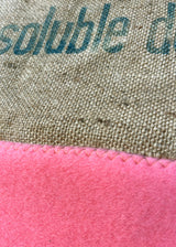 NUMBER EIGHTEEN CASHMERE AND VINTAGE JUTE THROW PILLOW