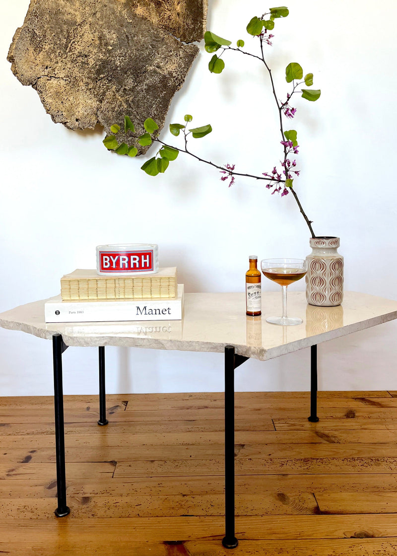 SLAB COCKTAIL TABLE  CREAM