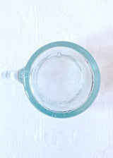 GOING DOWN HARD MEDIUM HANDBLOWN RECYCLED GLASS PITCHER
