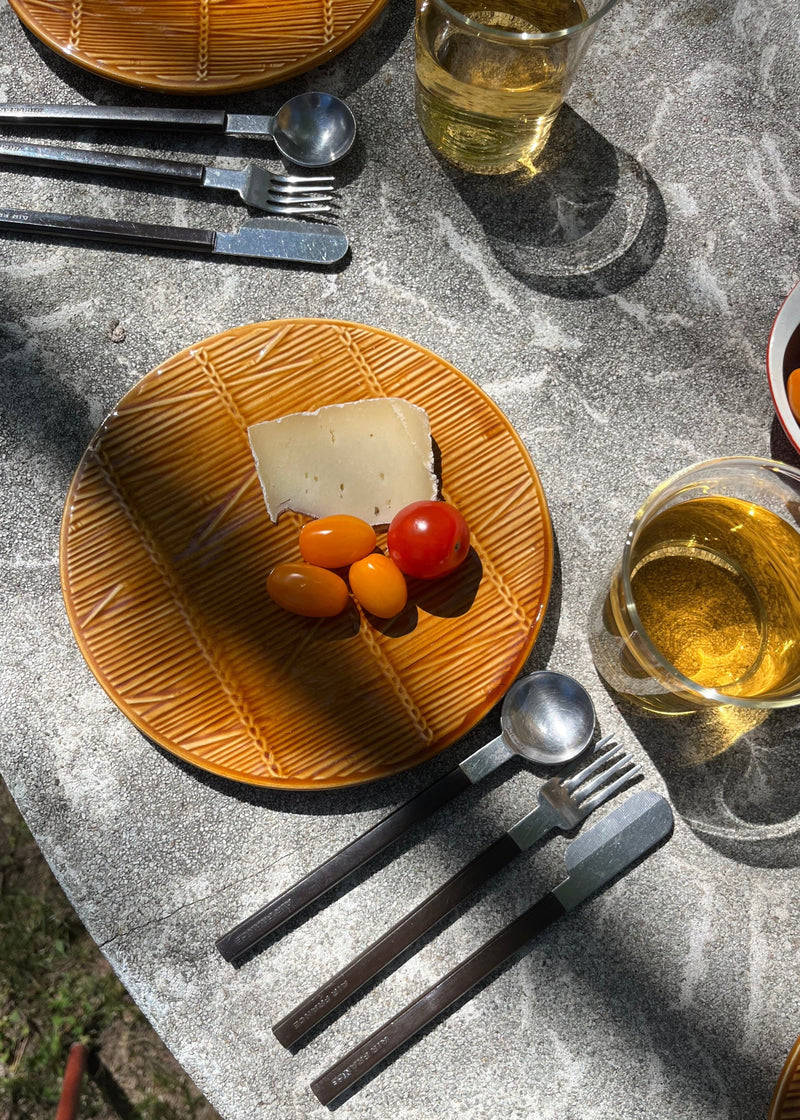 BAMBOO DESSERT & CHESSE PLATES, SET OF 6