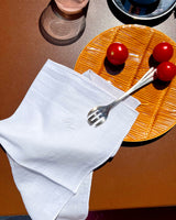WHITE LINEN NAPKINS SET OF 4