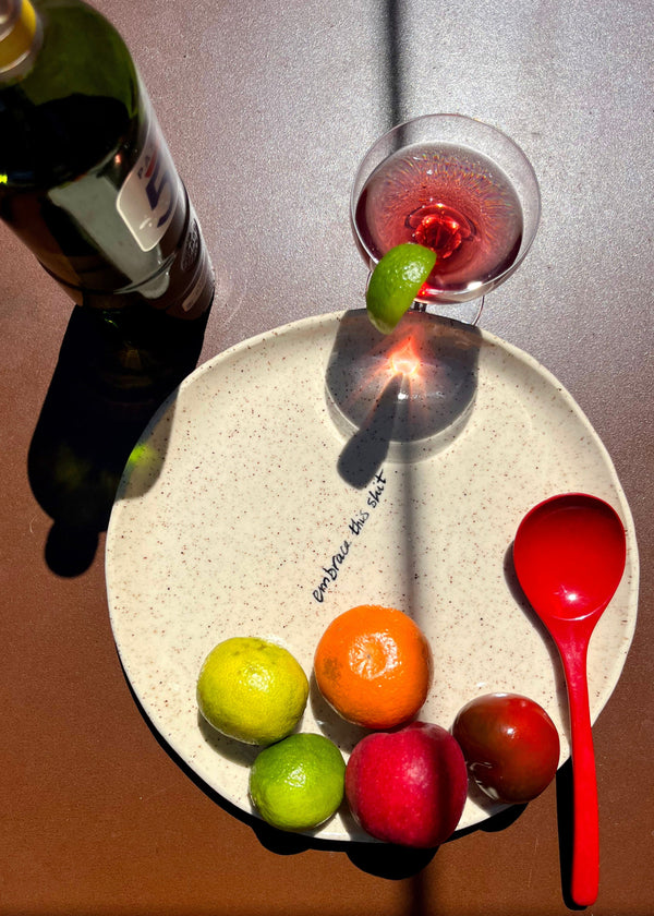 EMBRACE THIS SHIT LARGE SERVING TRAY