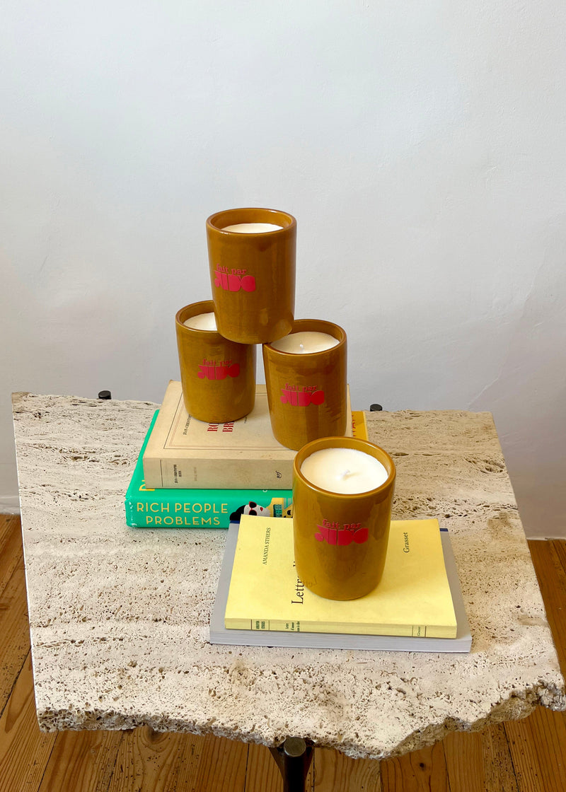 AUBAGNE COFFEE CUP CANDLES SET OF 2