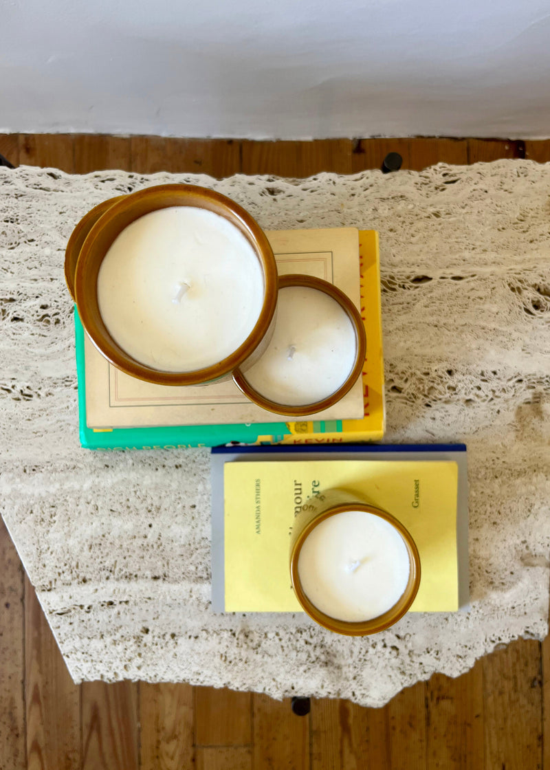 AUBAGNE COFFEE CUP CANDLES SET OF 2