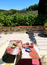 SLAB COCKTAIL TABLE - PINK #2