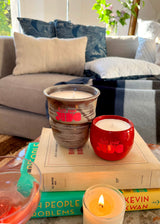 Fait par MONIQUE CANDLES set of 2