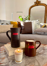 Morning COFFEE ALONE Candles Set of 2