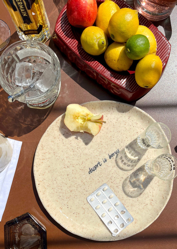 DESSERT IS BENZOS LARGE SERVING TRAY