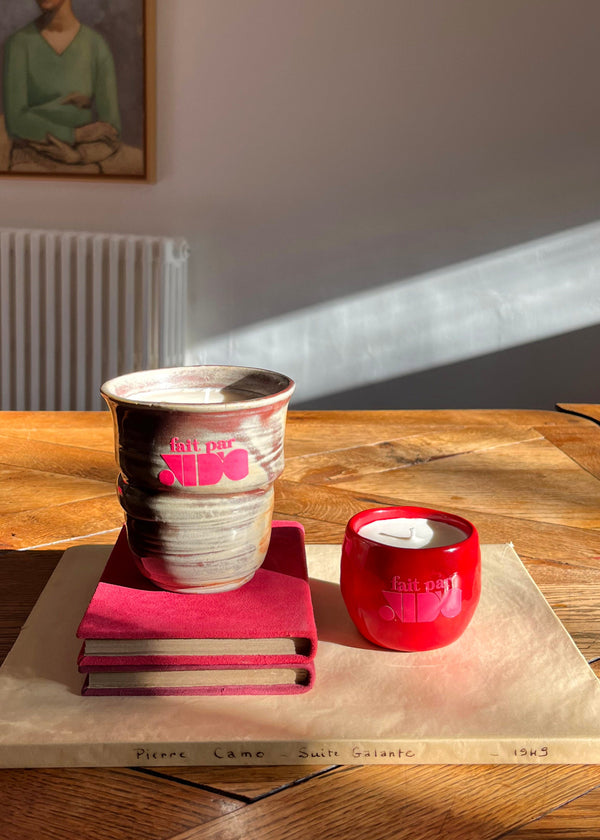 Fait par MONIQUE CANDLES set of 2