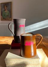 Morning COFFEE ALONE Candles Set of 2