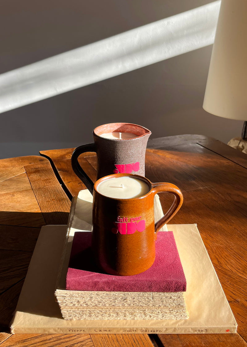 Morning COFFEE ALONE Candles Set of 2