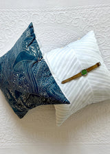BILL-BO BAGGINS ORGANIC PRINTED COTTON THROW PILLOW