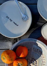 EMBRACE THIS SHIT TAPAS PLATITOS SET OF 2