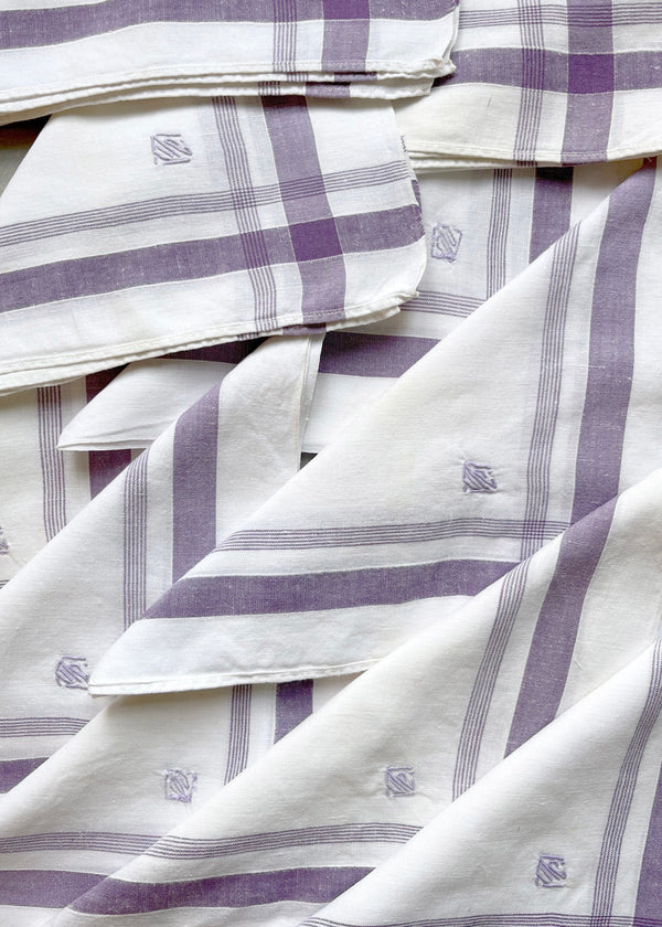 LILAC LINEN NAPKINS SET OF 10