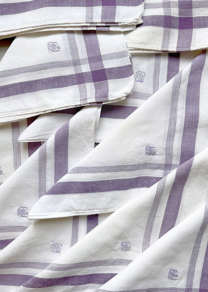 LILAC LINEN NAPKINS SET OF 10