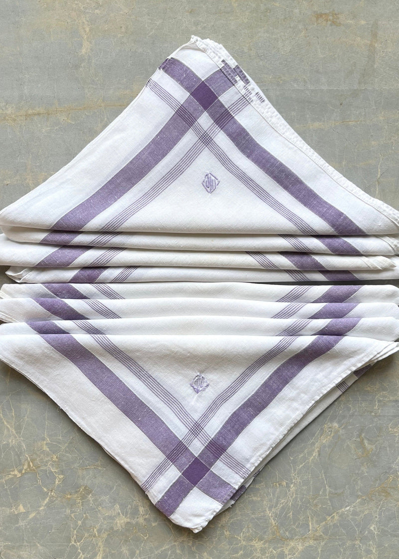 LILAC LINEN NAPKINS SET OF 10