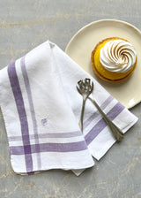 LILAC LINEN NAPKINS SET OF 10