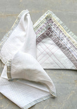 STRIPED LINEN NAPKINS SET OF 6