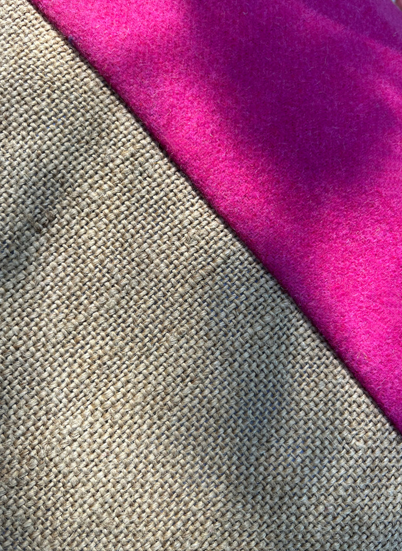 THE BOLD AND BEAUTIFUL CASHMERE / WOOL AND JUTE THROW PILLOW
