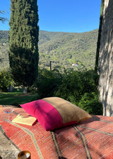 THE BOLD AND BEAUTIFUL CASHMERE / WOOL AND JUTE THROW PILLOW